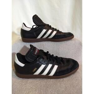 Adidas Mens Samba 'Black White' Indoor Soccer Shoes, Size: 10.5     #MT25-8